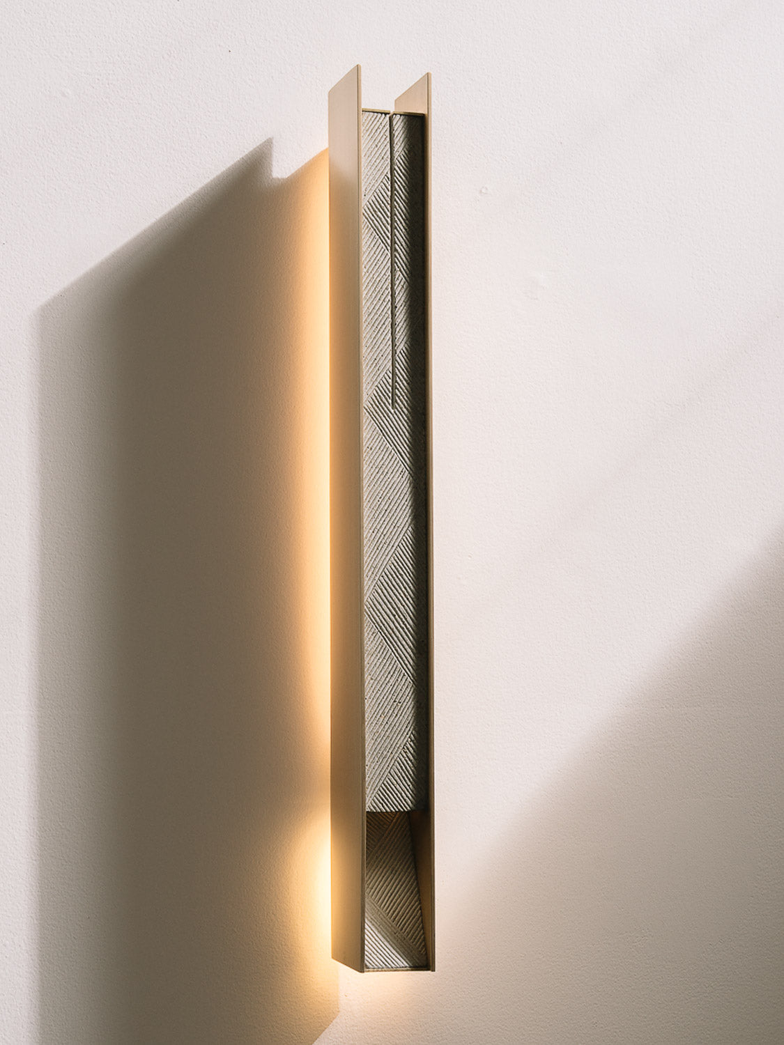 Large Bronze Wall Light