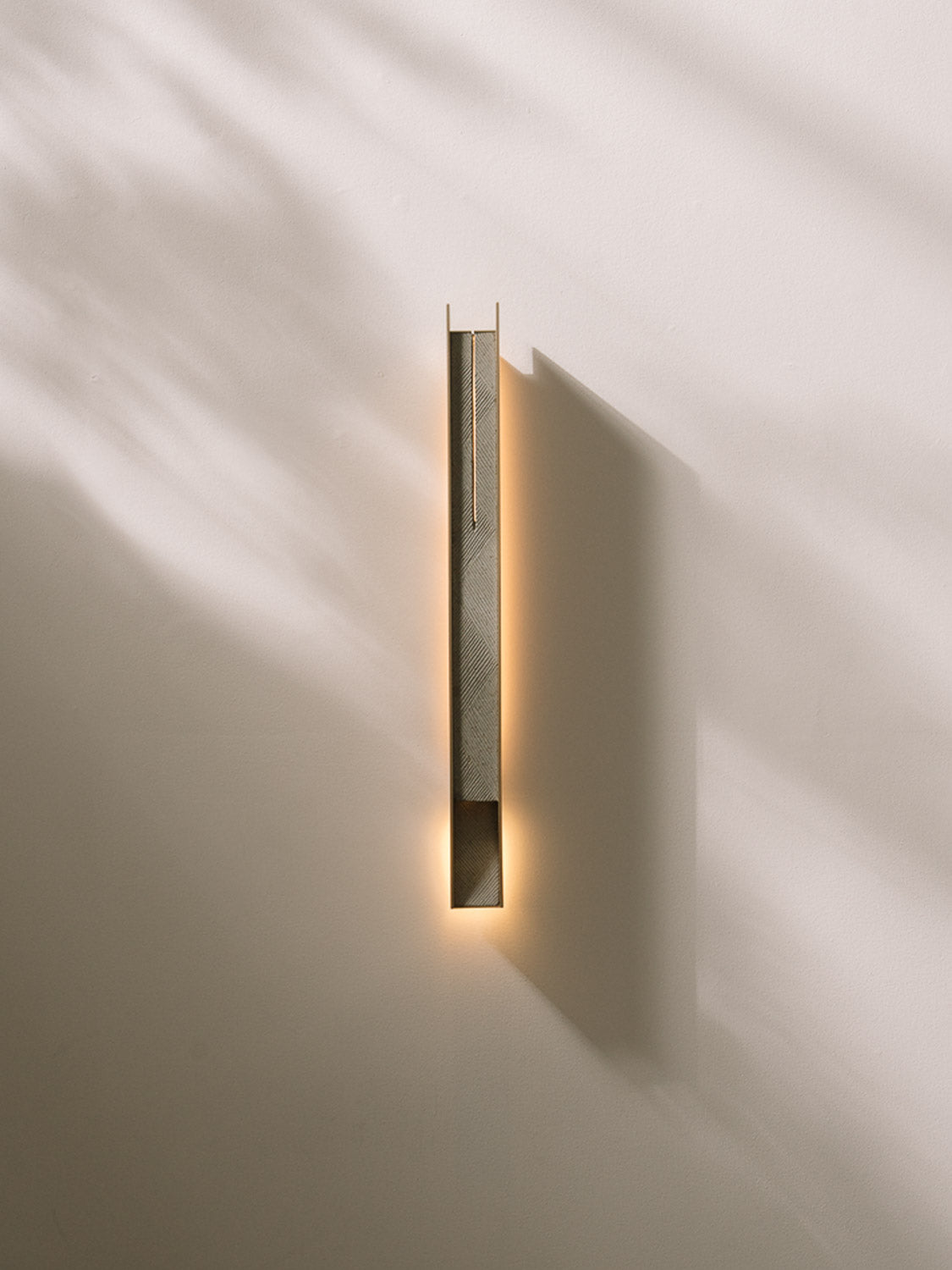Large Bronze Wall Light alternate view