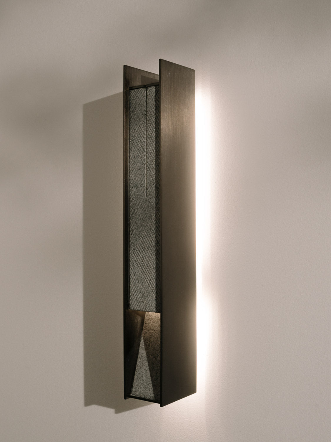 Small Bronze Wall Light